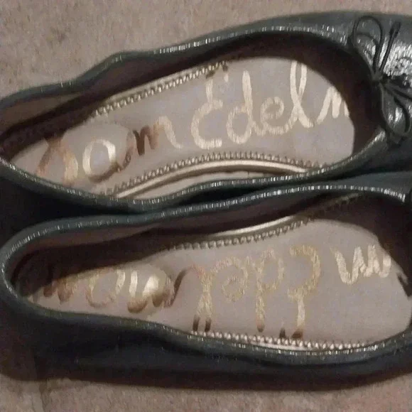 Sam Edelman Iridescent Felicia Rounded Ballet Flat Size 7.5W - Picture 4 of 8